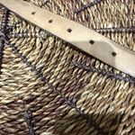 Brighton VTG Leather Croc Embossed Western Belt Brown Silver Buckle Amber 38” L Photo 11