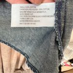 Mossimo Chambray Denim Spaghetti Strap Fit & Flare Circle Print Dress Medium Blue Photo 8