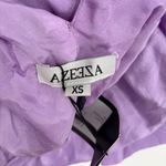 Azeeza Alcott High Neck Sleeveless Silk Mini Dress in Amethyst Purple Size XS Photo 5