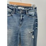 Kancan Katherine High Rise Distressed Mom Jeans Stretch Cotton Blend Women‎ 7/27 Blue Photo 5