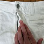 Madewell Denim Pleated Mini Skirt A-line Tile White Size 26 Photo 3