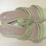 Madewell Women's Light Green Strappy Sandals. Size 9 Photo 0