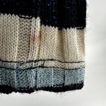 Ramy Brook Clam Mini Dress Striped Side Ruched Ribbed Knit Pullover Blue XS NWT Photo 6