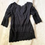Dylan  Botanical Blooms Black Tunic Top  Photo 1