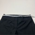 Theory  Wool‎ Lycra Blend Pant Womens Size 8 Black Wide Leg Low Rise Office Work Photo 4
