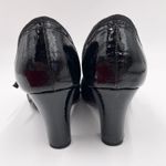 Aerosoles  Role Along Mary Jane Pumps Heels Size 8.5 Black Crocodile Faux Leather Photo 6