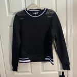 C&C California Black Mesh Panel Sweater Photo 0