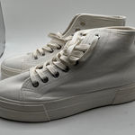 Vagabond NWOB  Teddie W - Women's White Textile size 8 high top sneaker Photo 0