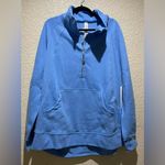 Lululemon NWT  Scuba Oversized Funnel Neck Half Zip Long Aero Blue Jacket Size XL Photo 6