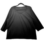 Coldwater Creek Womens Blouse Size 2x Basic Capsule Minimalist Simple Timeless Photo 0