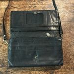 Perlina  black leather crossbody bag great for travel everyday use quality made Photo 4