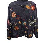 Johnny Was  Workshop  Floral Embroidered Purple Kimono Jacket Photo 2