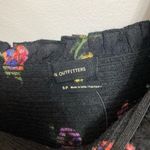 Urban Outfitters NWT  Black Floral Smocked Long Sleeve Mini Dress - Size S Photo 4