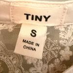 Anthropologie Tiny  Amarante Embroidered Shirtdress Women's S Cream Boho Hippie Photo 7