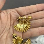 Beautiful Indian Pakistani Earrings/Wedding Peacock New Design Earrings Gold Photo 8