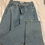 Abercrombie & Fitch  Curve Love Mid Rise 90’s Straight Jeans Photo 1