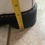 Dr. Martens  1460 Pascal Max Optical White Pisa Leather Platform Boots Photo 8