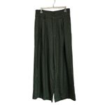 Cider High Waist Gingham Wide Leg Pants Grandpa Core Green Tan NWT Sz Large Photo 1