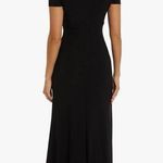 Nightway  Evening Gown Black with slit and cut out shoulders  Photo 1
