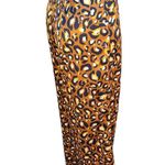 EXPRESS X LadyGang High Waisted Leopard Satin Wide Leg Pant Womens 4 Polyester Photo 5