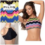 PilyQ Clara reversible Wave halter top. NWT Photo 1