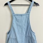 Billabong Beach Crush Denim Shortalls in Salt Blue Size Medium Photo 2