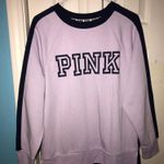 PINK - Victoria's Secret Violet and Navy Crewneck Photo 0