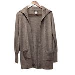 J.Crew  open front long cardigan. Taupe Brown. Size Small. Photo 1