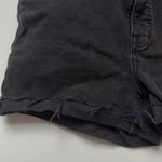 Madewell High-Rise Denim Shorts Jean cotton stretch high waisted gray black zip Photo 5