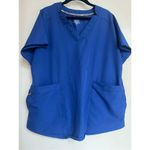 Cuddl Duds Climate Right By Cuddl Dubs Blue Scrub Top Woman’s Size Large Photo 3