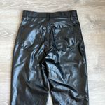 Abercrombie & Fitch Curve Love Vegan Leather 90s Straight ultra high rise Photo 10