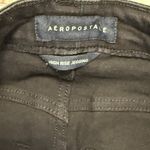 Aeropostale  women's size 6 High Rise Jegging Black Denim Jeans MSRP $65 Photo 2