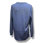 Victoria's Secret PINK  Long Sleeve Lace Up Studded Top Blue Medium Photo 4