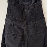 Anthropologie Pilcro Strapless Polished Wide-Leg Denim Jumpsuit, Size 4 Photo 12