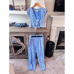 Sabo Skirt SABO Renata Resort Top AND Pants - Azure Sz Top 2 Pants 4 Photo 1