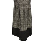 Zara Basic Womens Dress Sleeveless Plaid Black Beige Career Casual‎ Photo 3