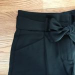 Ann Taylor  Tailored Black Belted Flowy Shorts Size 2 NWT Photo 3