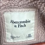 Abercrombie & Fitch  XS Sherpa Fleece Quilted Mock Neck Snap Pullover Sweatshirt Photo 7