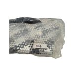 WILD FOX Woven Tote Bag Black Silver Houndstooth Large Shopper Beach Bag Photo 7