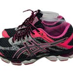 ASICS  Gel Cumulus Black Pink Running Sneakers 7 Photo 4