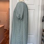 Lake Pajamas stripe maxi dress Green Size M Photo 5