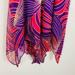 Sue Wong Vintage Y2K maximalist  embellished red and purple silk dress. Size 4 Photo 4