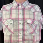 Wrangler Women's Pink Plaid Shirt/Pearl Snaps Sz XL SKU 4864 Photo 2