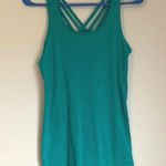 Victoria's Secret Victoria’s Secret Sport Teal Mesh Strappy Tank Top Photo 0