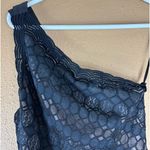 Aijek Rylee Lace Toga Maxi Dress Black Size 4 Photo 5