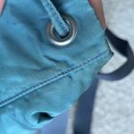 Prada  nylon backpack y2k 2000s in green with leather trim and silver-tone small Photo 10