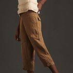 Anthropologie Pilcro Linen Blend Cropped Jodhpur Pants Photo 3