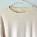 Carhartt Force Ivory Cream Waffle Knit Long Sleeve Tunic Oversized Pullover Photo 2