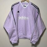 Adidas Women’s Trio Cut 3-Stripes Fleece Sweatshirt New With Tags Photo 0