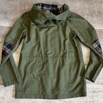 Mine Utility Jacket Womens S Army Green Full Zip Hooded Cinch Waist Military Photo 3